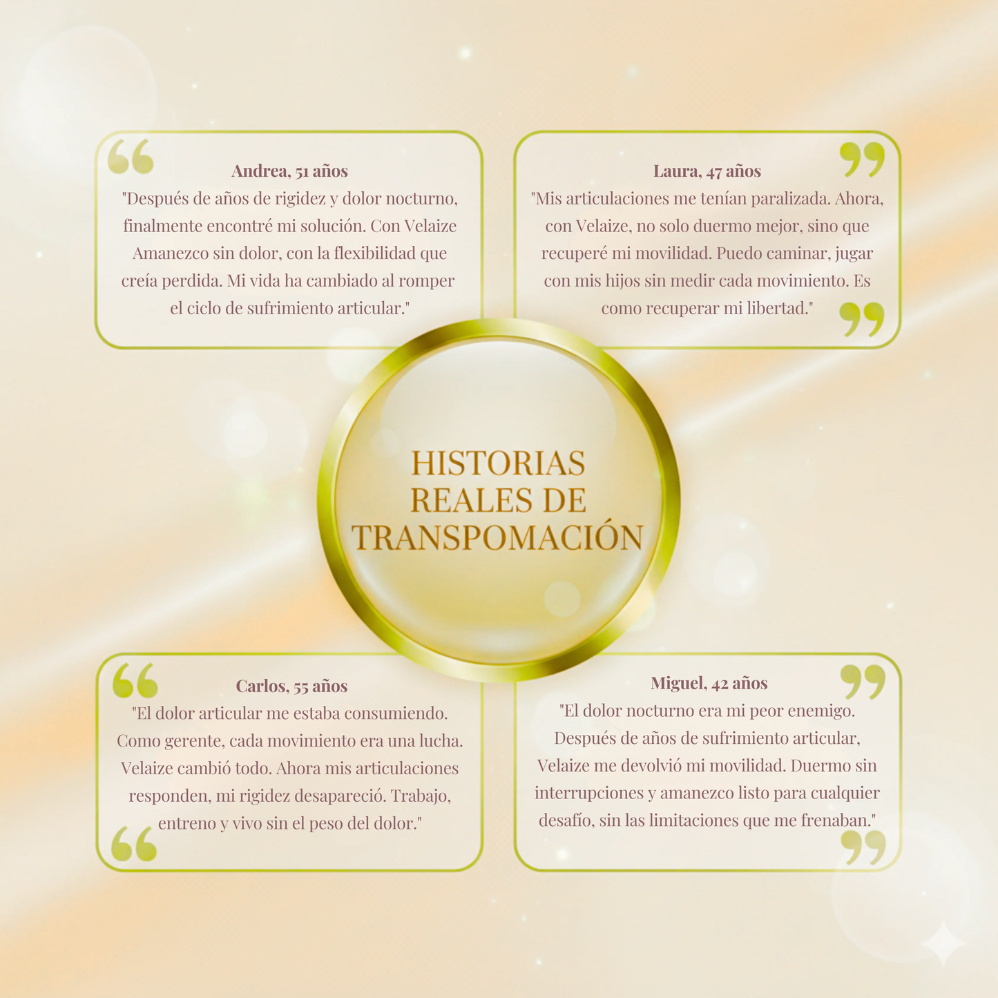 Velaize™ Restauración Articular